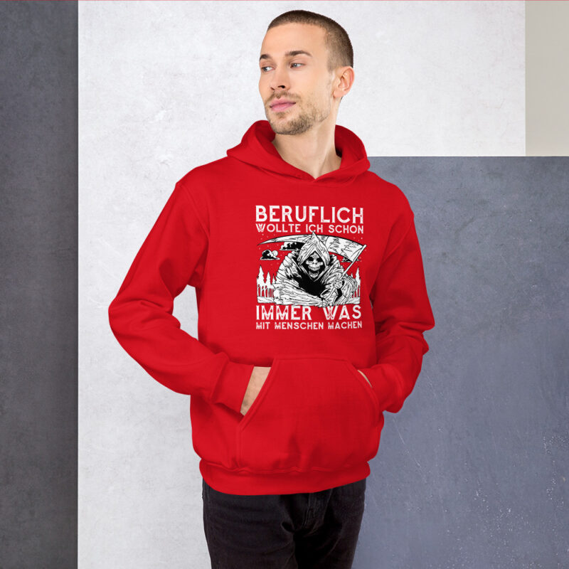Berufsträume des Sensenmanns Unisex-Hoodie