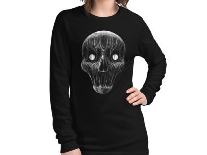 Mystischer Schädelblick Unisex-Langarmshirt – Langarm T-Shirts – klamottn.de Mystischer Schädelblick Unisex-Langarmshirt – Langarm T-Shirts – klamottn.de