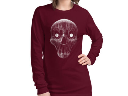 Mystischer Schädelblick Unisex-Langarmshirt – Langarm T-Shirts – klamottn.de Mystischer Schädelblick Unisex-Langarmshirt – Langarm T-Shirts – klamottn.de