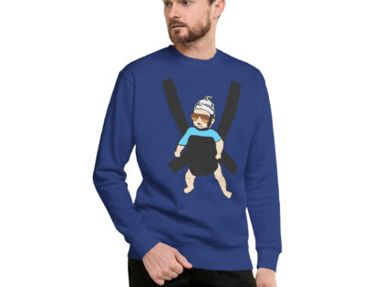 Carlos Baby mit cooler Sonnenbrille in Tragegurt Unisex-Sweatshirt – Sweatshirts – klamottn.de Carlos Baby mit cooler Sonnenbrille in Tragegurt Unisex-Sweatshirt – Sweatshirts – klamottn.de