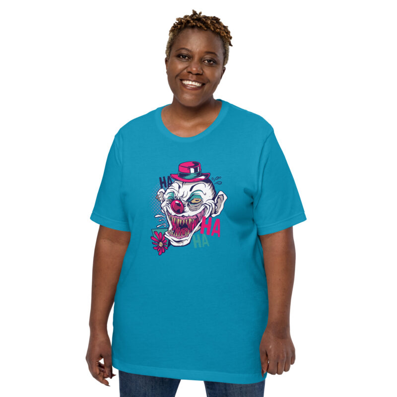 Gruseliger Clown für Halloween Unisex-T-Shirt – T-Shirts – klamottn.de
