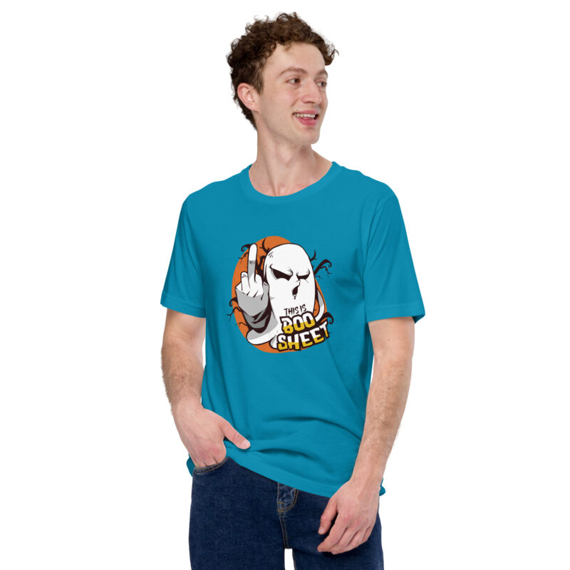 This is Boo Sheet Ausflippendes Geisterspektakel Unisex-T-Shirt