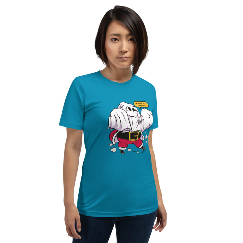 Spukiger Weihnachtsmann Unisex-T-Shirt