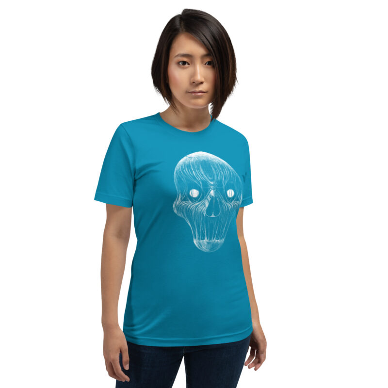 Mystischer Schädelblick Unisex-T-Shirt