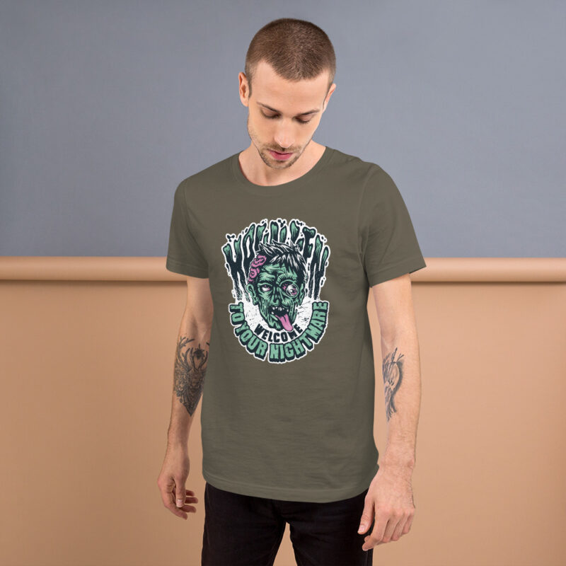 Der Albtraum beginnt Unisex-T-Shirt – T-Shirts – klamottn.de