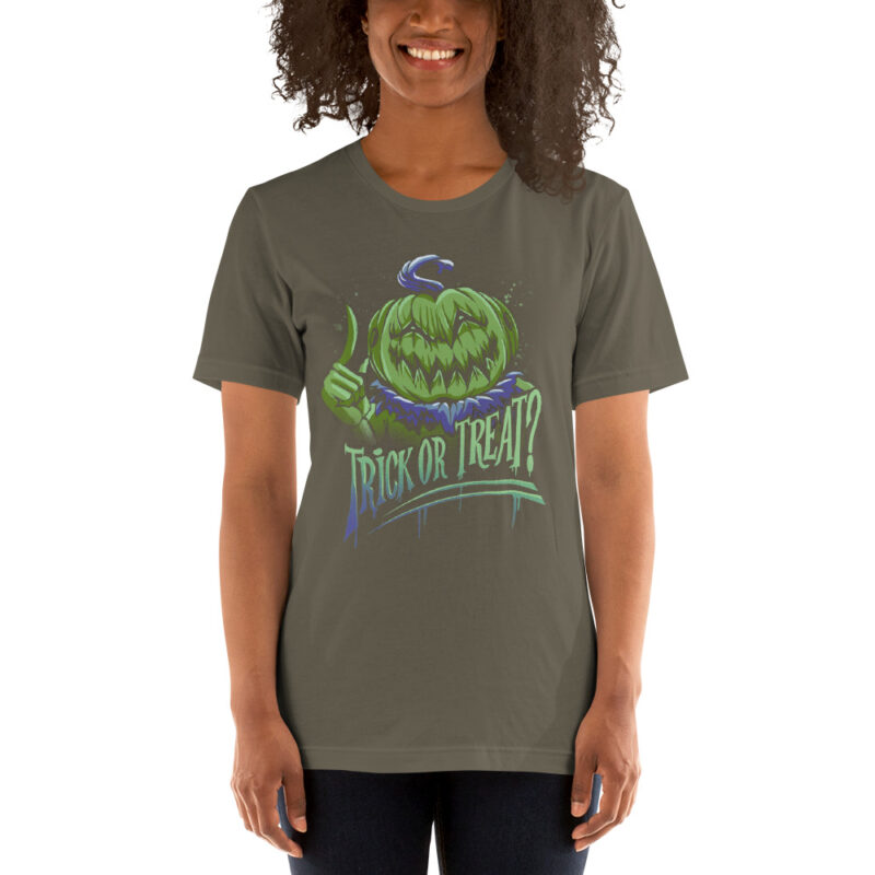 Böser Kürbiszauber Unisex-T-Shirt – T-Shirts – klamottn.de