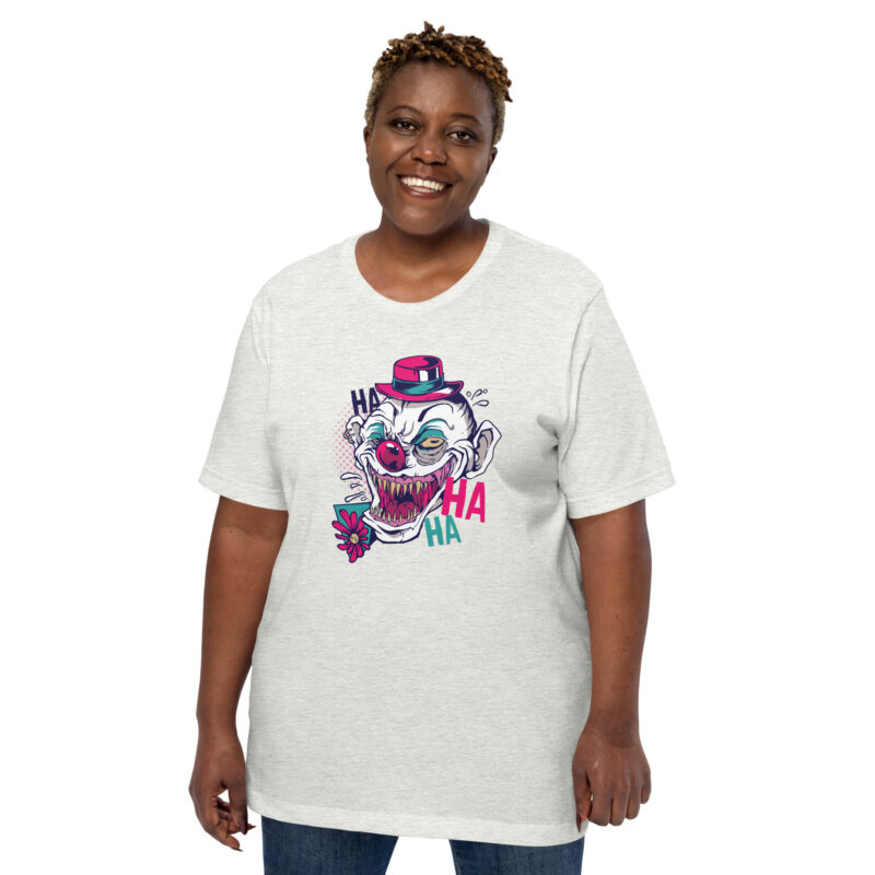 Gruseliger Clown für Halloween Unisex-T-Shirt – T-Shirts – klamottn.de