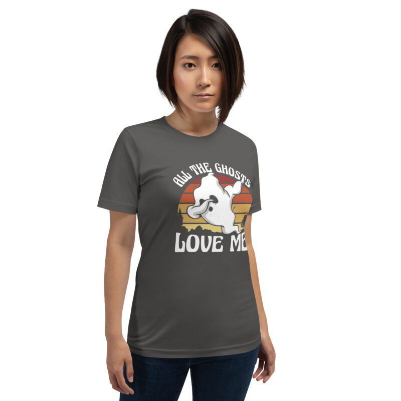 All the Ghosts Love Me Halloween Dabbing Ghost Unisex-T-Shirt