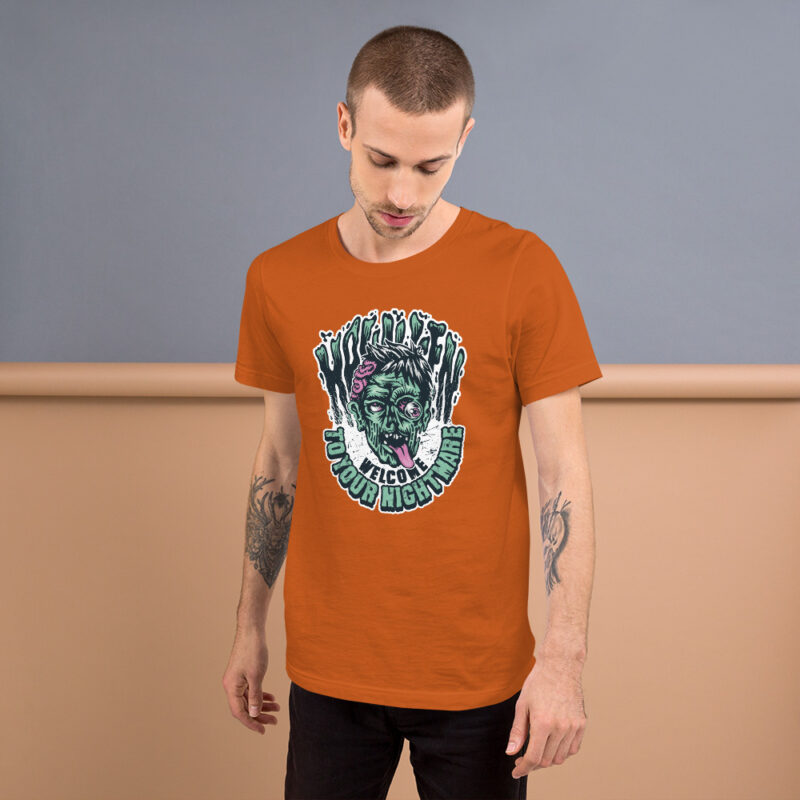 Der Albtraum beginnt Unisex-T-Shirt – T-Shirts – klamottn.de