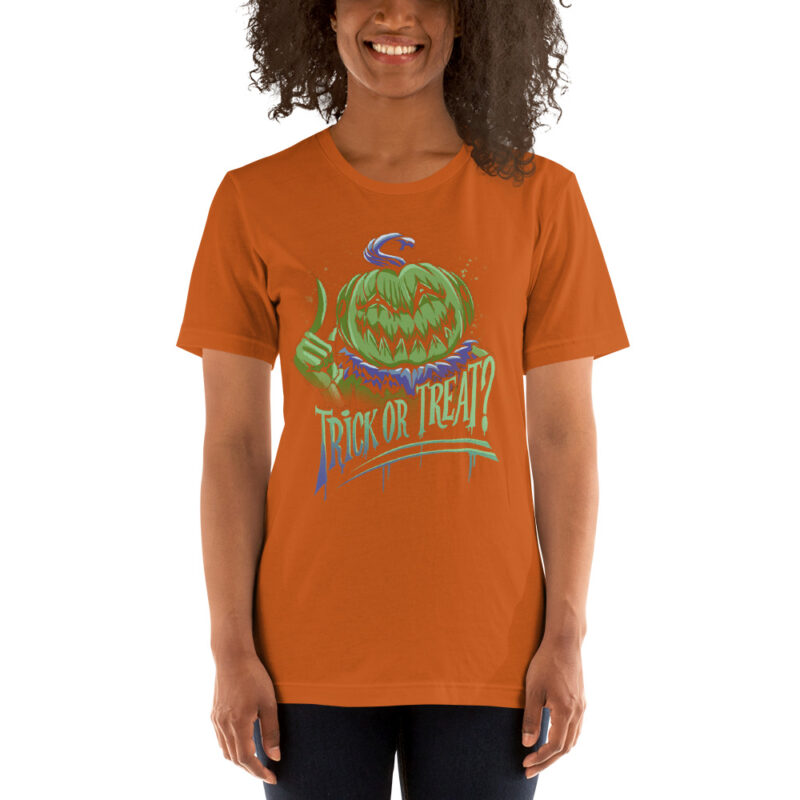 Böser Kürbiszauber Unisex-T-Shirt – T-Shirts – klamottn.de