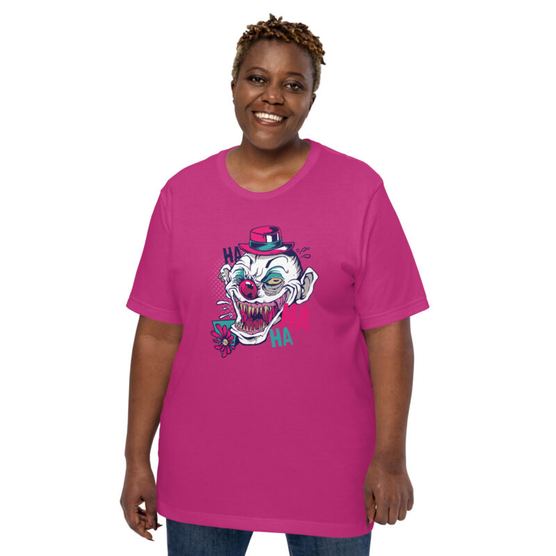 Gruseliger Clown für Halloween Unisex-T-Shirt – T-Shirts – klamottn.de