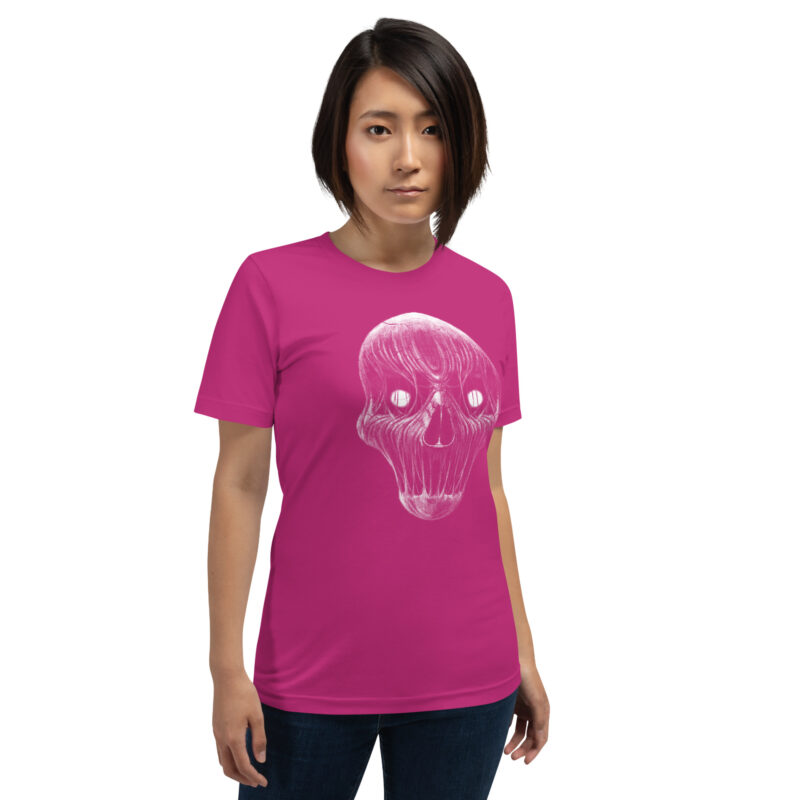 Mystischer Schädelblick Unisex-T-Shirt