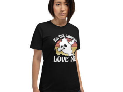 All the Ghosts Love Me Halloween Dabbing Ghost Unisex-T-Shirt – T-Shirts – klamottn.de All the Ghosts Love Me Halloween Dabbing Ghost Unisex-T-Shirt – T-Shirts – klamottn.de