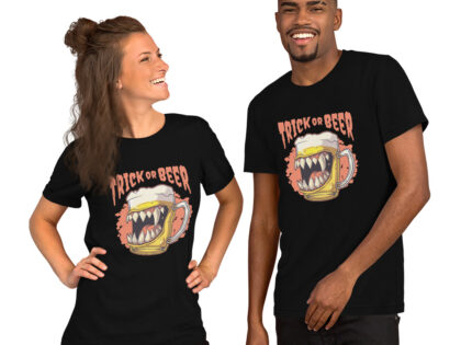 Trick or Beer: Bierkrug mit Vampir-Zähnen Unisex-T-Shirt – T-Shirts – klamottn.de Trick or Beer: Bierkrug mit Vampir-Zähnen Unisex-T-Shirt – T-Shirts – klamottn.de