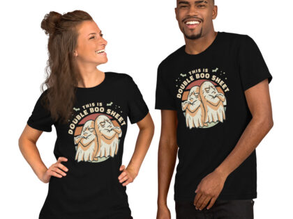 This is Double Boo Sheet Doppeltes Boo-Spektakel Unisex-T-Shirt – T-Shirts – klamottn.de This is Double Boo Sheet Doppeltes Boo-Spektakel Unisex-T-Shirt – T-Shirts – klamottn.de