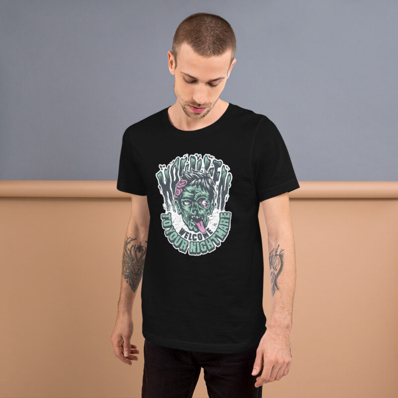 Der Albtraum beginnt Unisex-T-Shirt – T-Shirts – klamottn.de