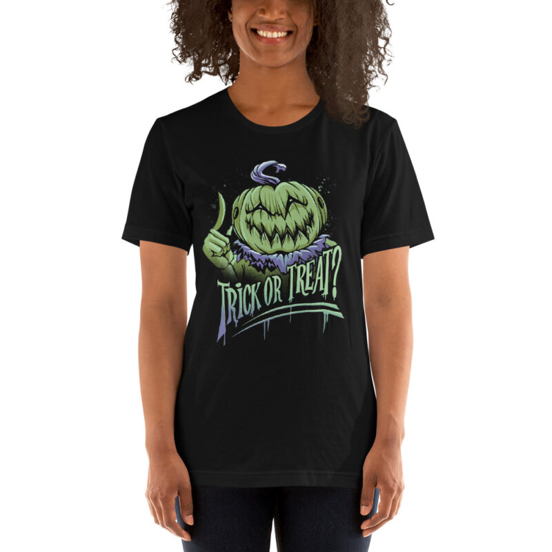 Böser Kürbiszauber Unisex-T-Shirt – T-Shirts – klamottn.de