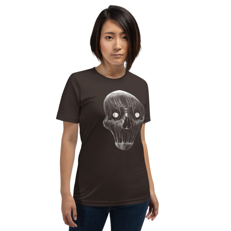 Mystischer Schädelblick Unisex-T-Shirt