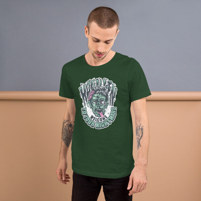 Der Albtraum beginnt Unisex-T-Shirt – T-Shirts – klamottn.de