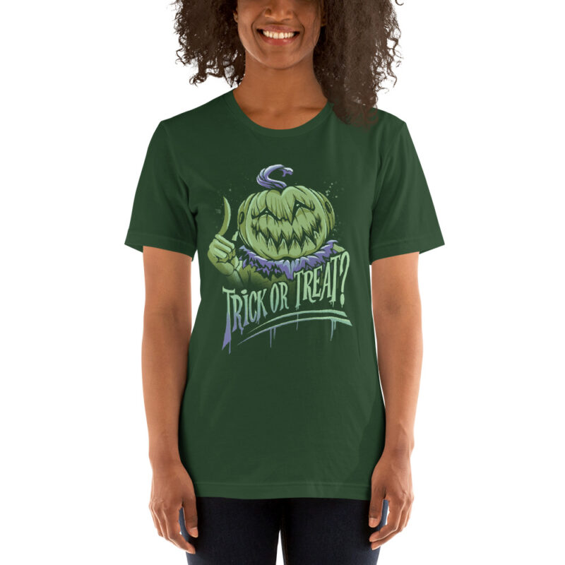 Böser Kürbiszauber Unisex-T-Shirt – T-Shirts – klamottn.de