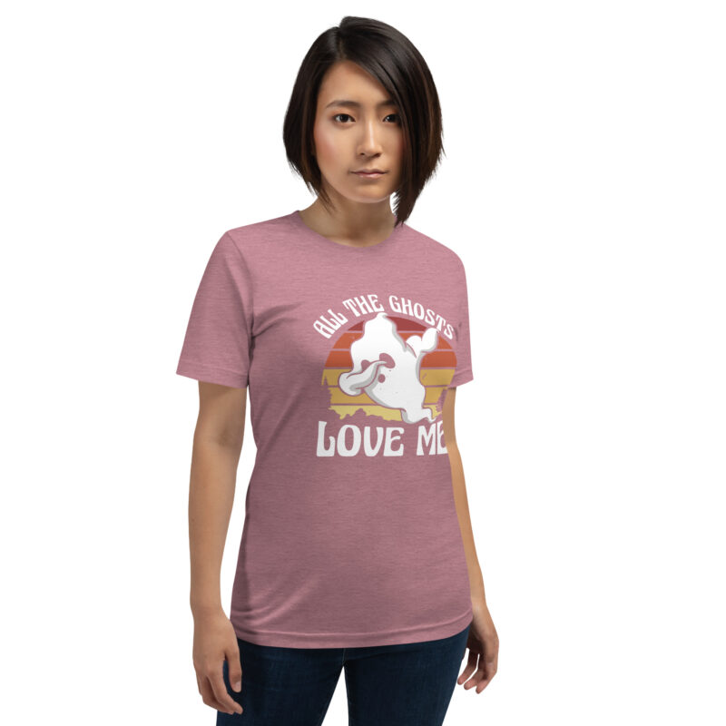 All the Ghosts Love Me Halloween Dabbing Ghost Unisex-T-Shirt