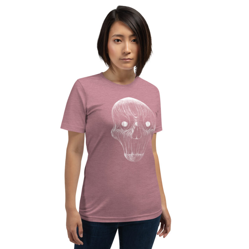 Mystischer Schädelblick Unisex-T-Shirt