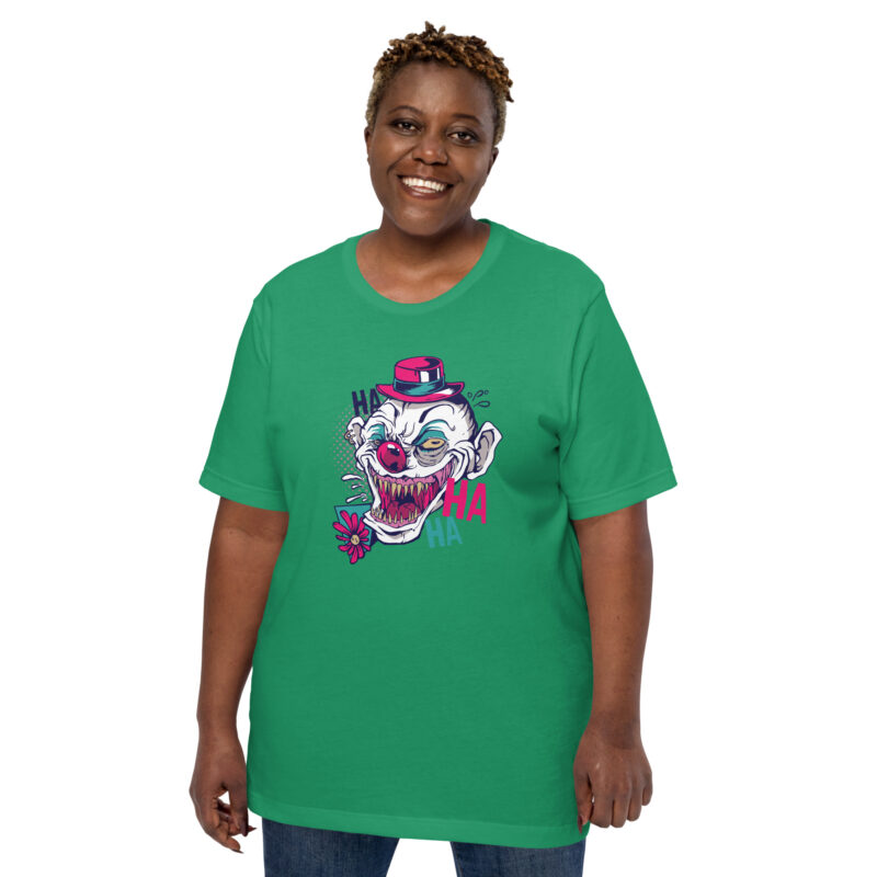 Gruseliger Clown für Halloween Unisex-T-Shirt – T-Shirts – klamottn.de