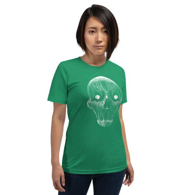 Mystischer Schädelblick Unisex-T-Shirt