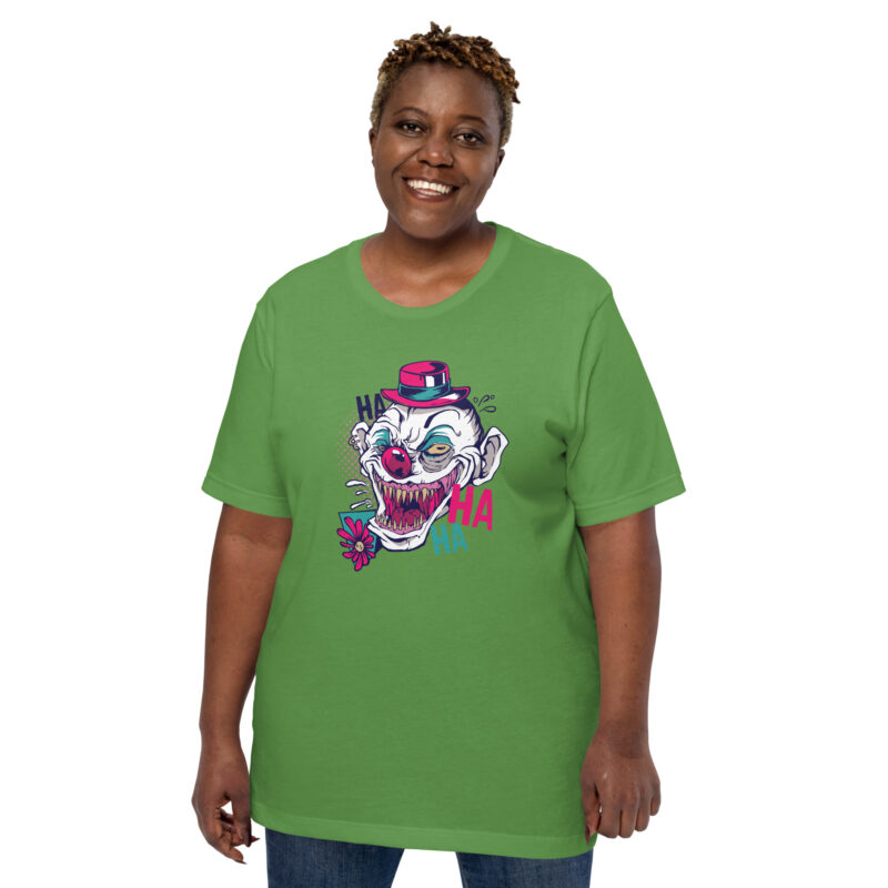 Gruseliger Clown für Halloween Unisex-T-Shirt – T-Shirts – klamottn.de