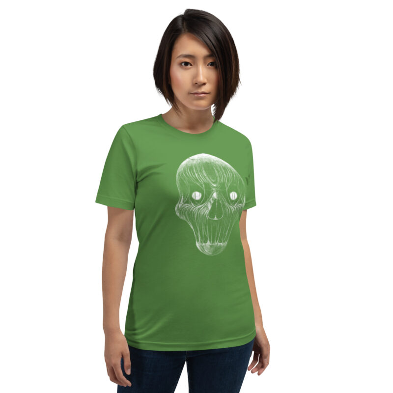 Mystischer Schädelblick Unisex-T-Shirt