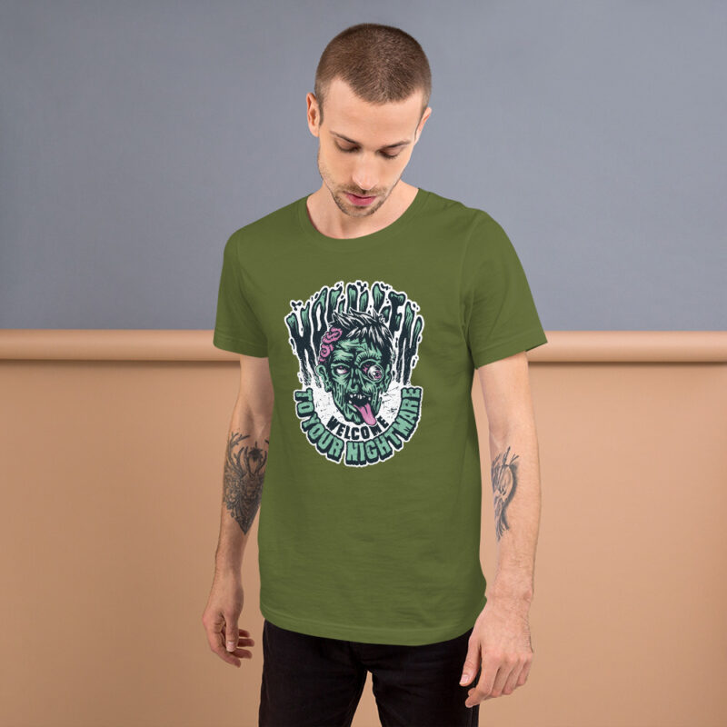 Der Albtraum beginnt Unisex-T-Shirt – T-Shirts – klamottn.de