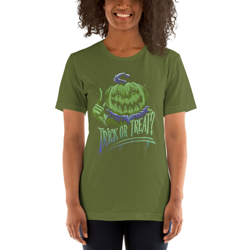 Böser Kürbiszauber Unisex-T-Shirt – T-Shirts – klamottn.de
