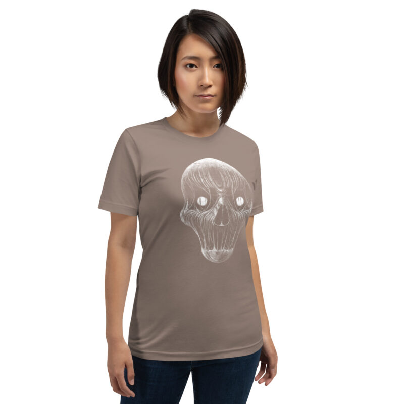 Mystischer Schädelblick Unisex-T-Shirt