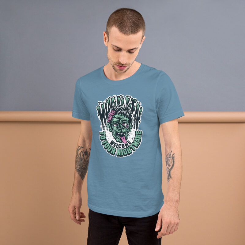 Der Albtraum beginnt Unisex-T-Shirt – T-Shirts – klamottn.de