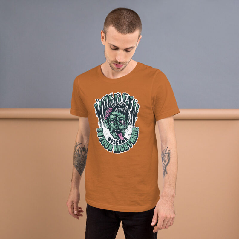 Der Albtraum beginnt Unisex-T-Shirt – T-Shirts – klamottn.de