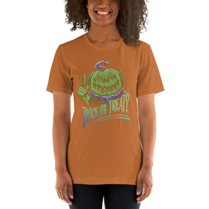 Böser Kürbiszauber Unisex-T-Shirt – T-Shirts – klamottn.de