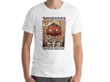 Flammender Halloween-Kürbis: Bonfires burning bright Unisex-T-Shirt – T-Shirts – klamottn.de Flammender Halloween-Kürbis: Bonfires burning bright Unisex-T-Shirt – T-Shirts – klamottn.de