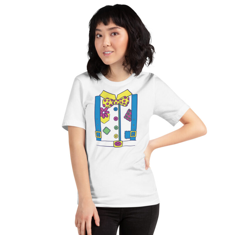 Bunt und Lustig: Zirkus Clown Kostüm Unisex-T-Shirt