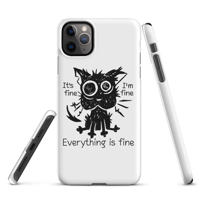 It’s Fine Cat iPhone-Hülle