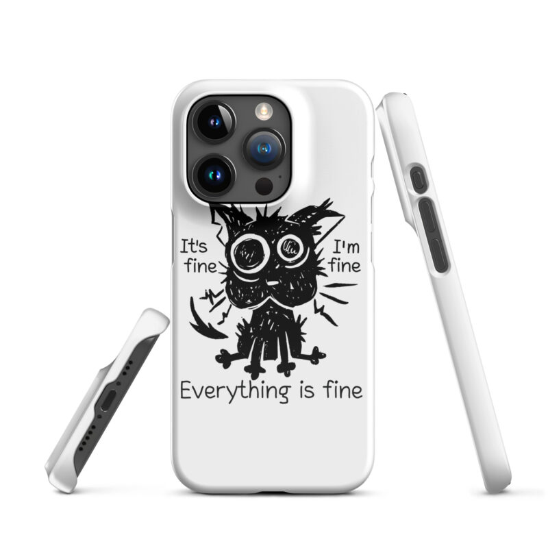 It’s Fine Cat iPhone-Hülle