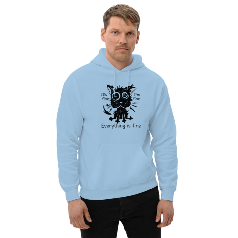 It’s Fine Cat Unisex-Hoodie – Hoodies – klamottn.de