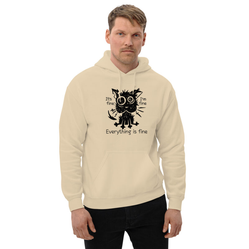 It’s Fine Cat Unisex-Hoodie – Hoodies – klamottn.de