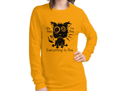 It’s Fine Cat Unisex-Langarmshirt – Langarm T-Shirts – klamottn.de It’s Fine Cat Unisex-Langarmshirt – Langarm T-Shirts – klamottn.de
