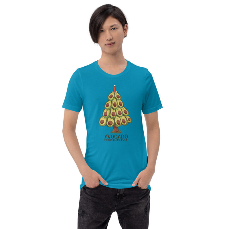 Avocado Christmas Tree Unisex-T-Shirt – T-Shirts – klamottn.de