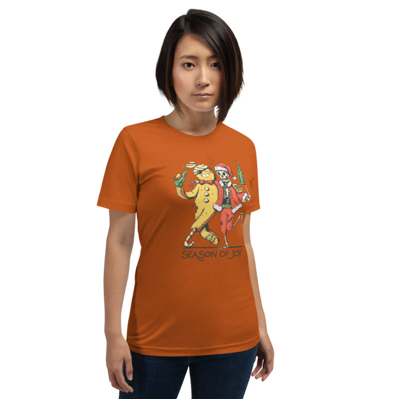 Freudige Feiertagsfusion Unisex-T-Shirt
