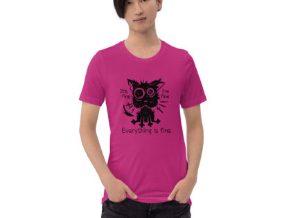 It's Fine Cat Unisex-T-Shirt – T-Shirts – klamottn.de It's Fine Cat Unisex-T-Shirt – T-Shirts – klamottn.de
