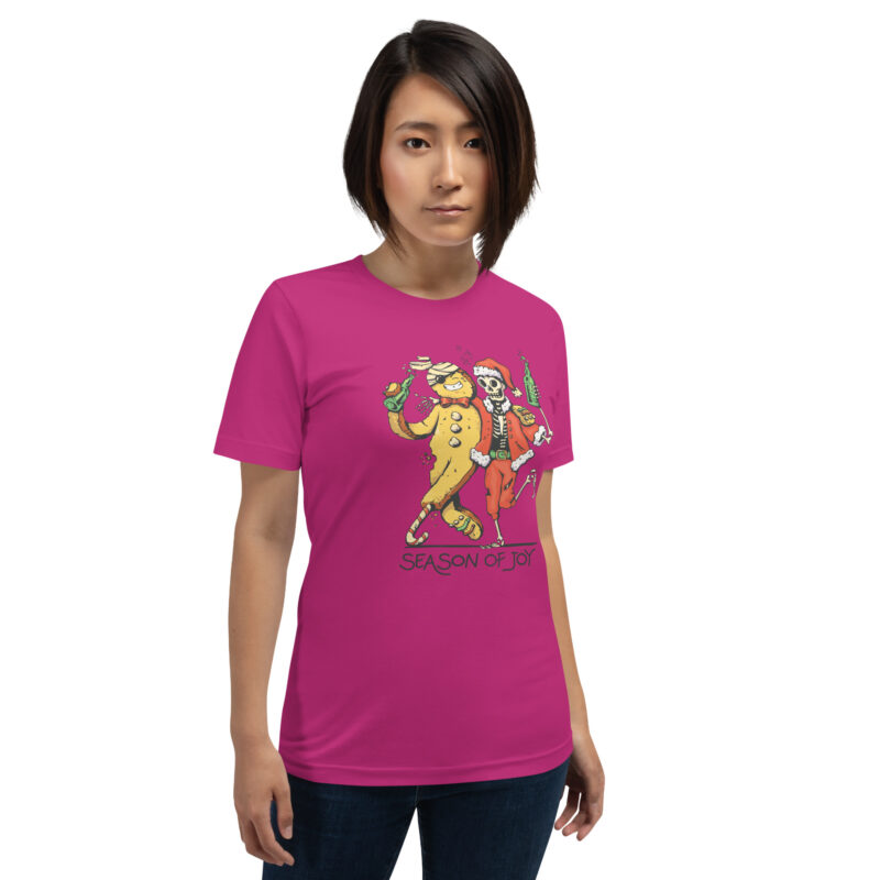 Freudige Feiertagsfusion Unisex-T-Shirt