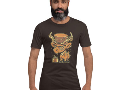 Steampunk Rentier Unisex-T-Shirt – T-Shirts – klamottn.de Steampunk Rentier Unisex-T-Shirt – T-Shirts – klamottn.de