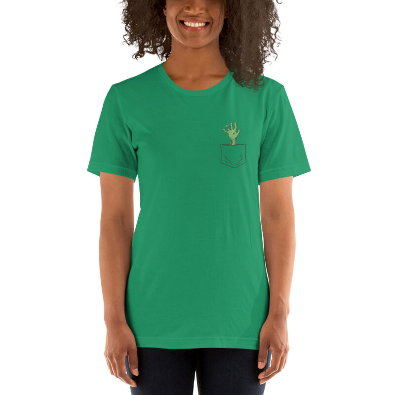 Gruselige Zombie-Hand Unisex-T-Shirt – T-Shirts – klamottn.de