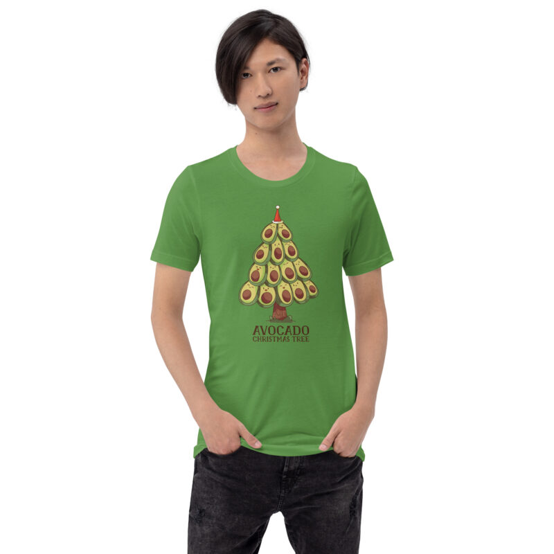 Avocado Christmas Tree Unisex-T-Shirt – T-Shirts – klamottn.de
